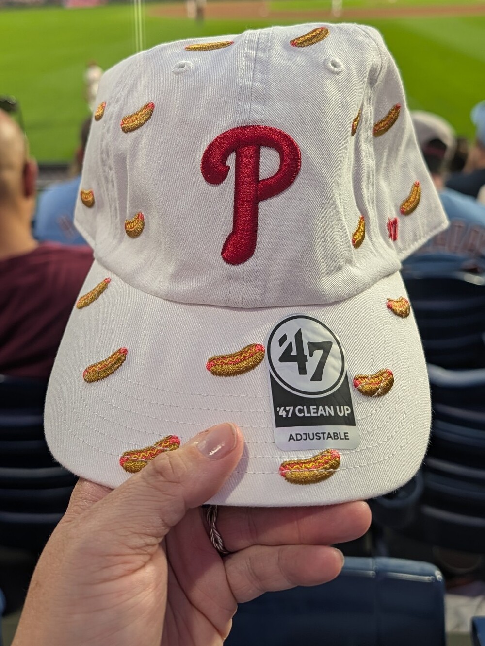 Philadelphia Phillies Hot Dog Scatter Hat Adjustable O/S Limited Edition New Era